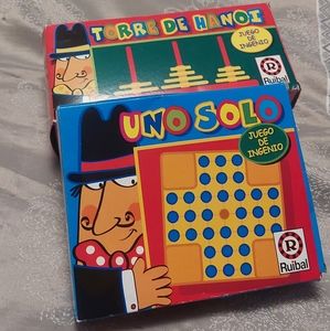 Educational toys for young kigs. Vintage toys